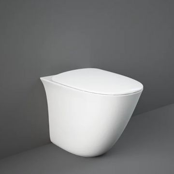 Set vas Wc Rak Sensation Rimeless stativ cu fixare ascunsa si capac soft-close - Montaj stativ