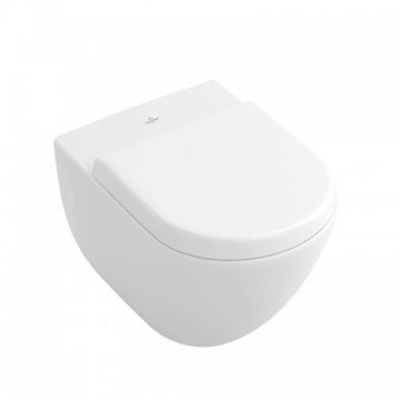 Set vas Wc Villeroy & Boch Subway 2.0 suspendat cu capac soft-close - Montaj suspendat