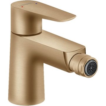 Baterie bideu cu ventil Hansgrohe, Talis E, bronz periat
