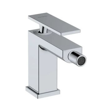 Baterie bideu Hansgrohe Tecturis E monocomanda finisaj crom lucios cu ventil Pop-Up