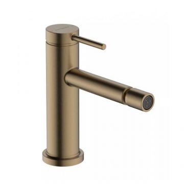 Baterie bideu Hansgrohe Tecturis S 148 mm cu ventil, bronz - Culoare Bronze