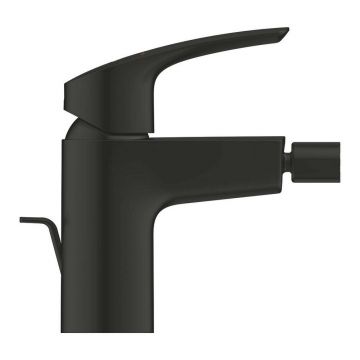 Baterie bideu negru mat Grohe Eurosmart New S