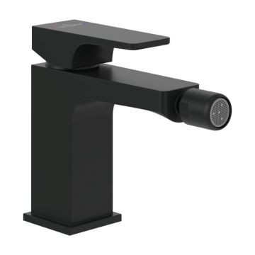 Baterie bideu Villeroy&Boch Architectura Square monocomanda negru mat