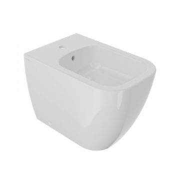 Bideu stativ Sanycces Quarc, alb lucios - Culoare Alb pal