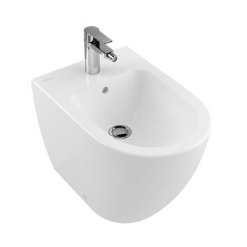 Bideu stativ Villeroy  Boch, Subway 2.0, rectificat,alb