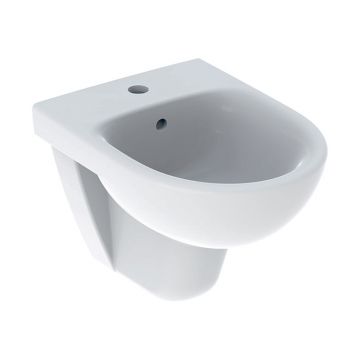 Bideu suspendat, Geberit, Selnova, compact, alb