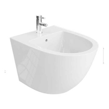 Bideu suspendat Spectrum, Trendi, cu fixare ascunsă, alb