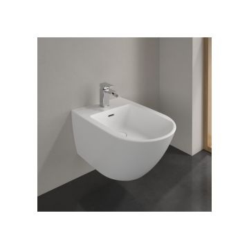 Bideu suspendat Villeroy&Boch Antao alb Stone White CeramicPlus