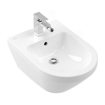 Bideu suspendat Villeroy&Boch Architectura cu finisaj alb Alpin CeramicPlus