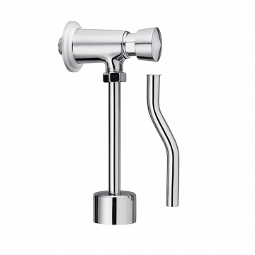 Robinet temporizat urinal Remer Rubinetterie TE855, montaj perete, alama cromata, timp deschidere 6-8 secunde